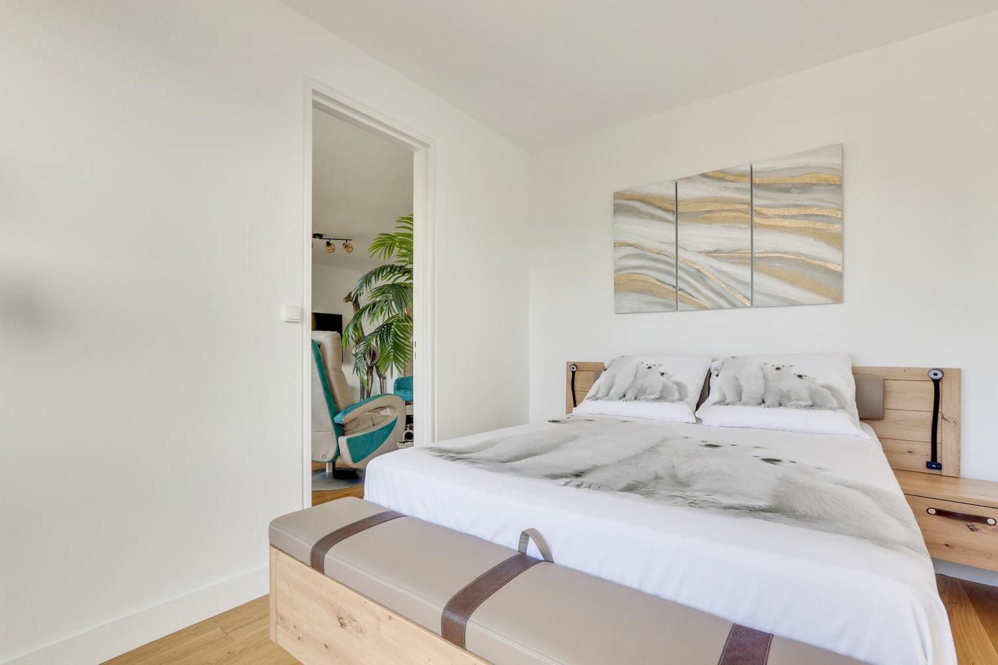 Paris Luxury Apartment 75M2 With Eiffel Tower View, 1 Min Metro, Parking מראה חיצוני תמונה