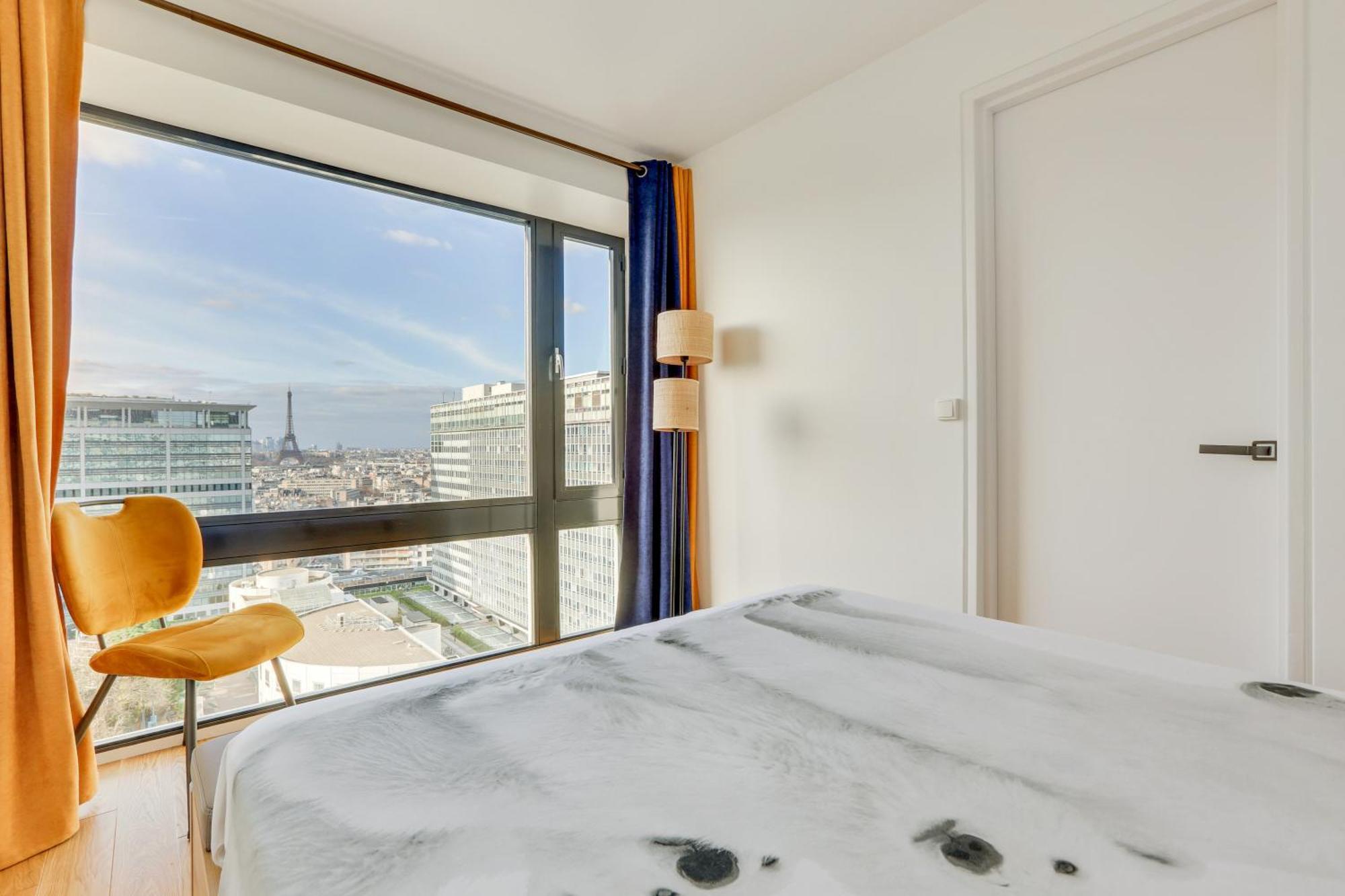 Paris Luxury Apartment 75M2 With Eiffel Tower View, 1 Min Metro, Parking מראה חיצוני תמונה