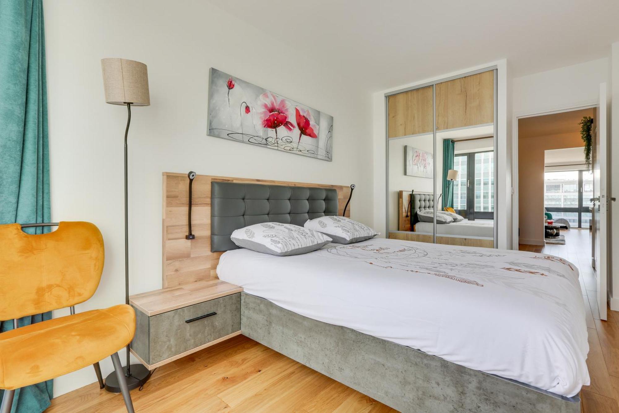 Paris Luxury Apartment 75M2 With Eiffel Tower View, 1 Min Metro, Parking מראה חיצוני תמונה