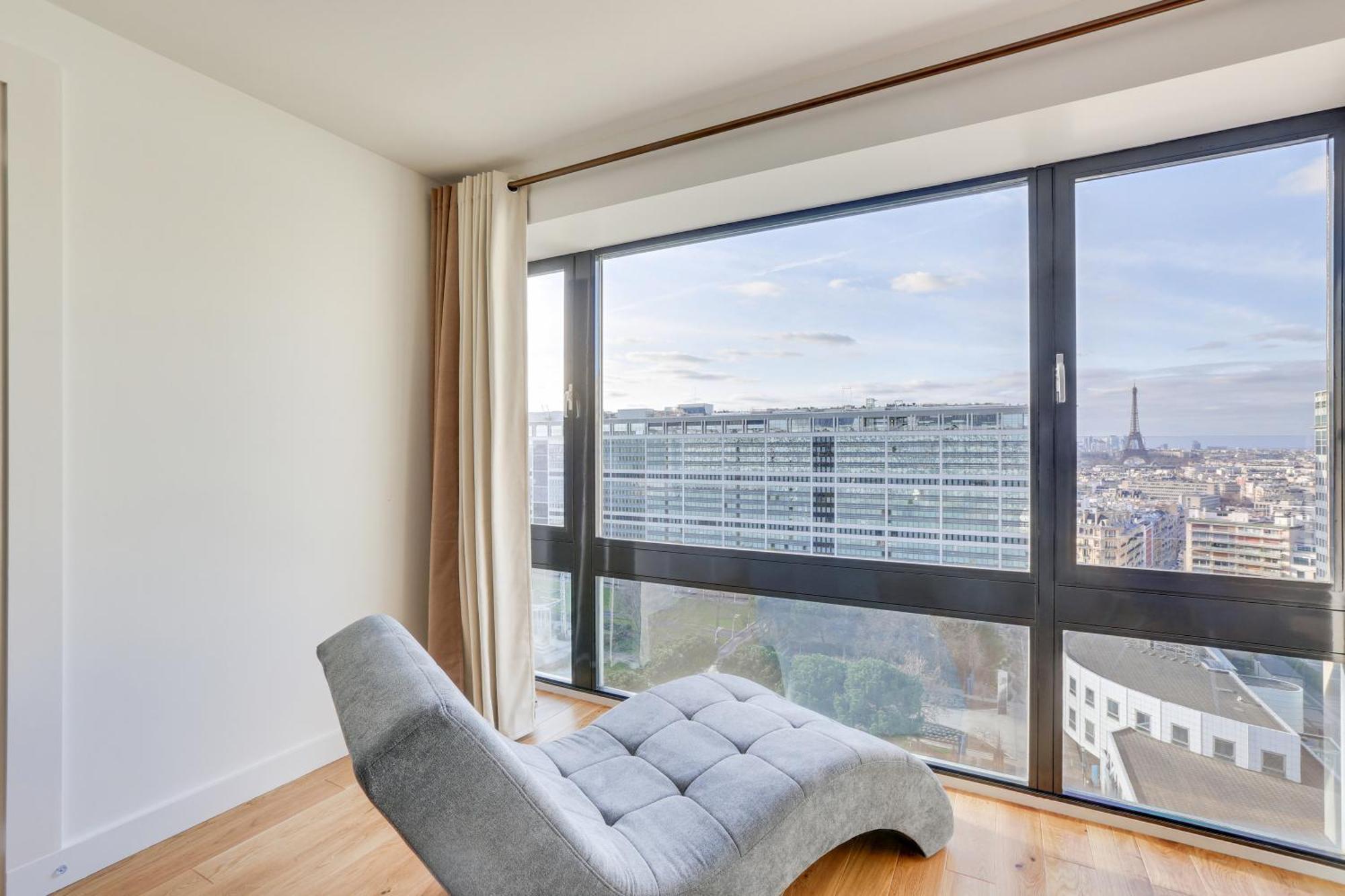 Paris Luxury Apartment 75M2 With Eiffel Tower View, 1 Min Metro, Parking מראה חיצוני תמונה