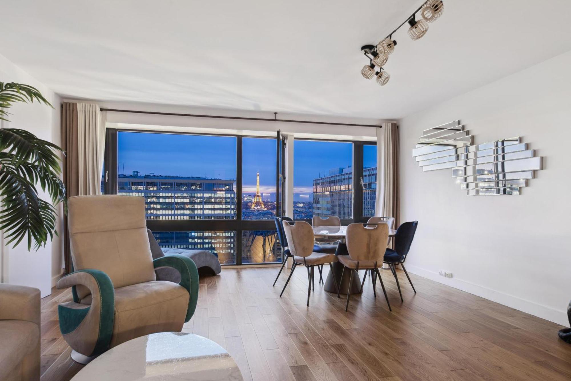Paris Luxury Apartment 75M2 With Eiffel Tower View, 1 Min Metro, Parking מראה חיצוני תמונה